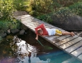 grants-camps-playing-on-dock-kennebago-lake