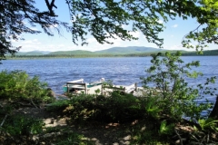 grants-camps-sporting-camp-cabin-hut-dock-rangeley-maine