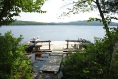 grants-camps-sporting-camp-cabin-jack-dock-rangeley-maine
