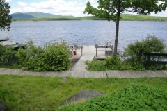 grants-camps-sporting-camp-cabin-landlock-dock-rangeley-maine