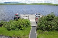 grants-camps-sporting-camp-cabin-mandalay-dock-rangeley-maine