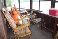 grants-camps-sporting-camp-cabin-woodside-porch-rangeley-maine